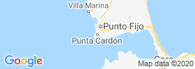 Punta Cardon map